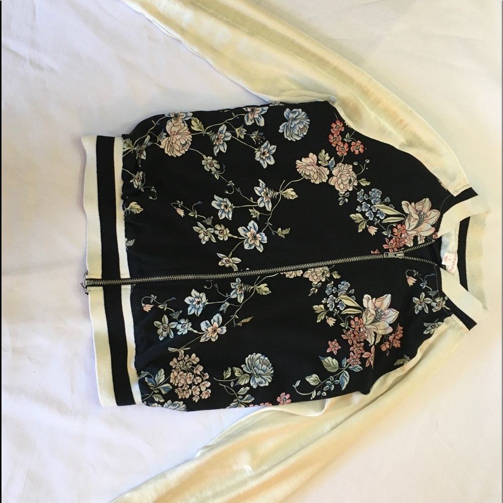 Floral Bomber Jacket